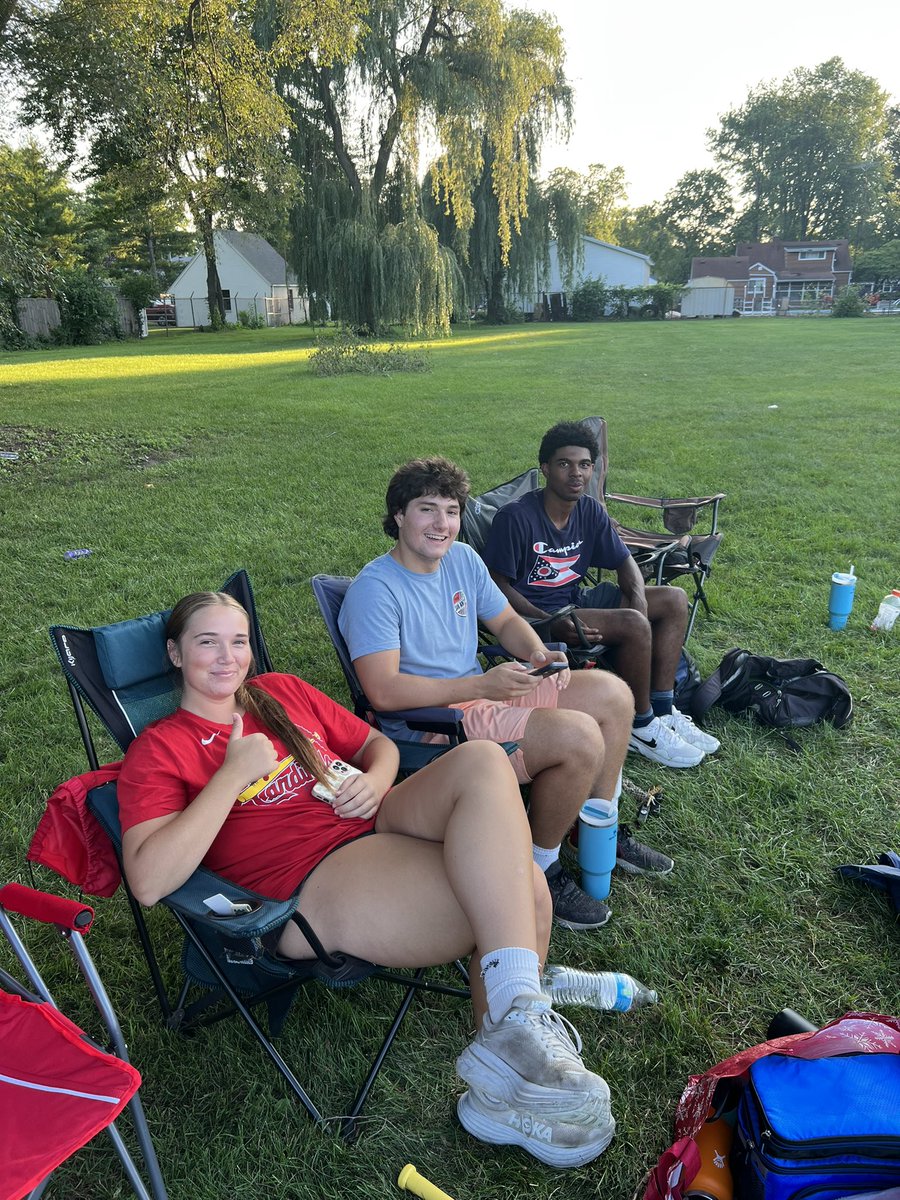 NWOWiffleball's tweet photo. Some pics from a great week, Caden (Mr. Irwin)’s students showed up and had a big time party! Was a blast playing in front a crowd. Beautiful night, thanks to all teams and captains for all of the help. 
PC📸: @jhoppenjans_31 @IrwinCaden https://t.co/dxkYPDQUvk