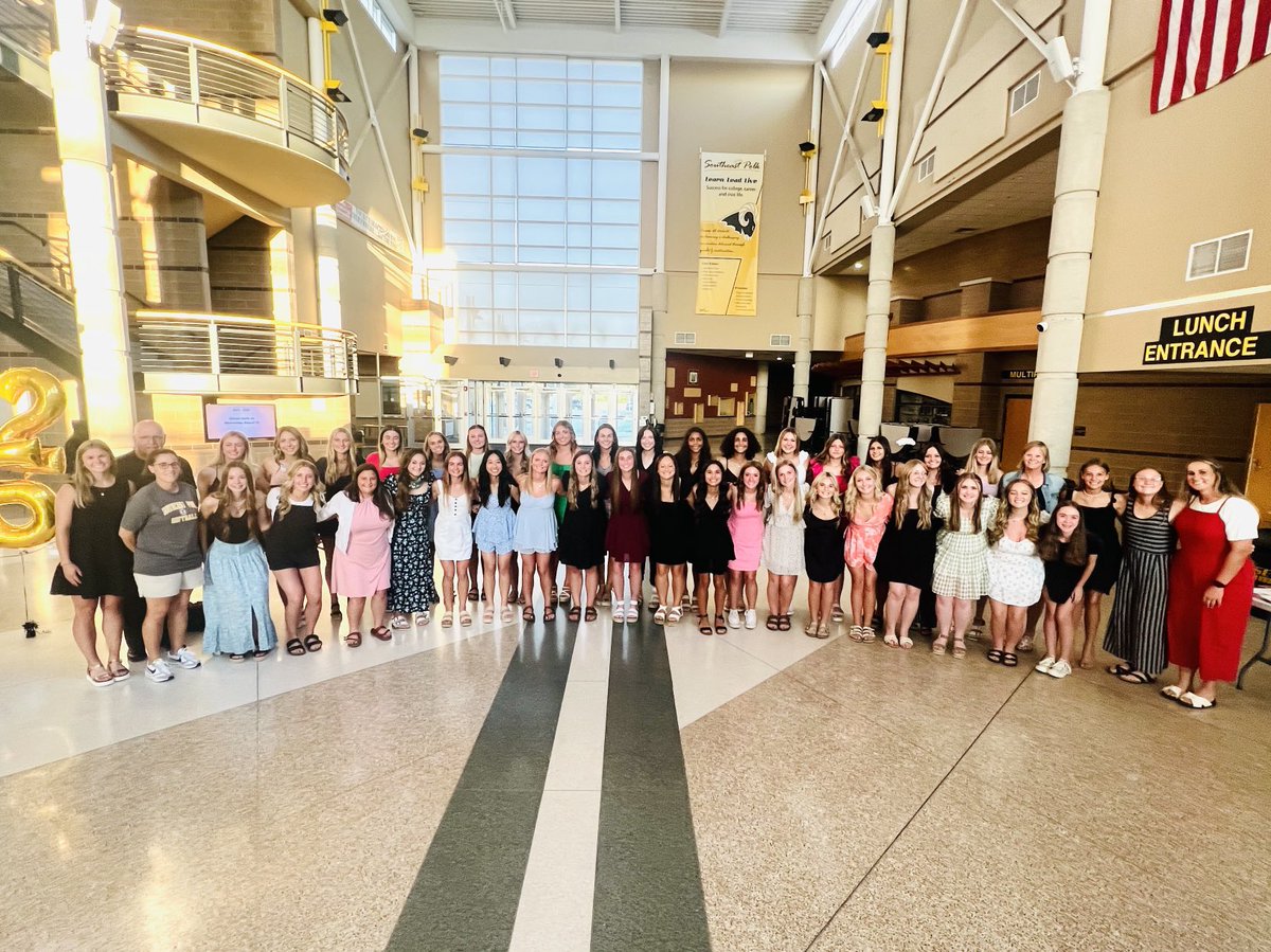 SEPRamsSB's tweet photo. Celebrated our outstanding young women from our program grades 9-12 tonight!  We are proud of the way they represent our program, school, and community! Thank you! https://t.co/up2Z5NEml8