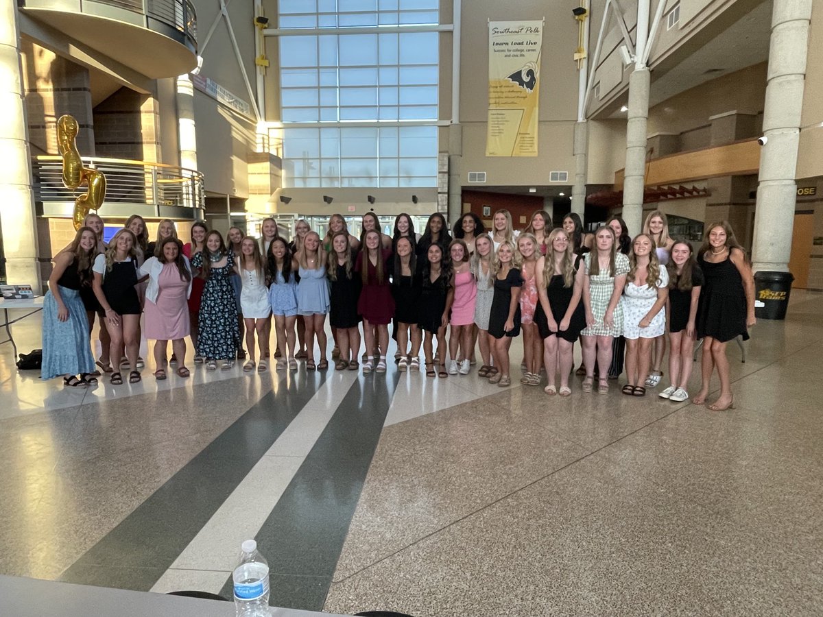 SEPRamsSB's tweet photo. Celebrated our outstanding young women from our program grades 9-12 tonight!  We are proud of the way they represent our program, school, and community! Thank you! https://t.co/up2Z5NEml8