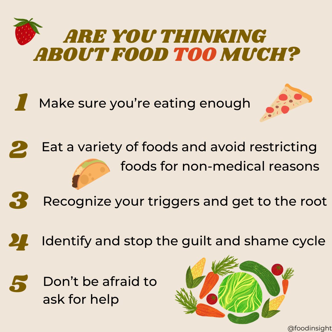 On average, people with a #healthy relationship with food may spend some time considering or planning their next #meal as it approaches, while someone with an intense preoccupation may spend almost all day thinking about food- bit.ly/3LHgDLN