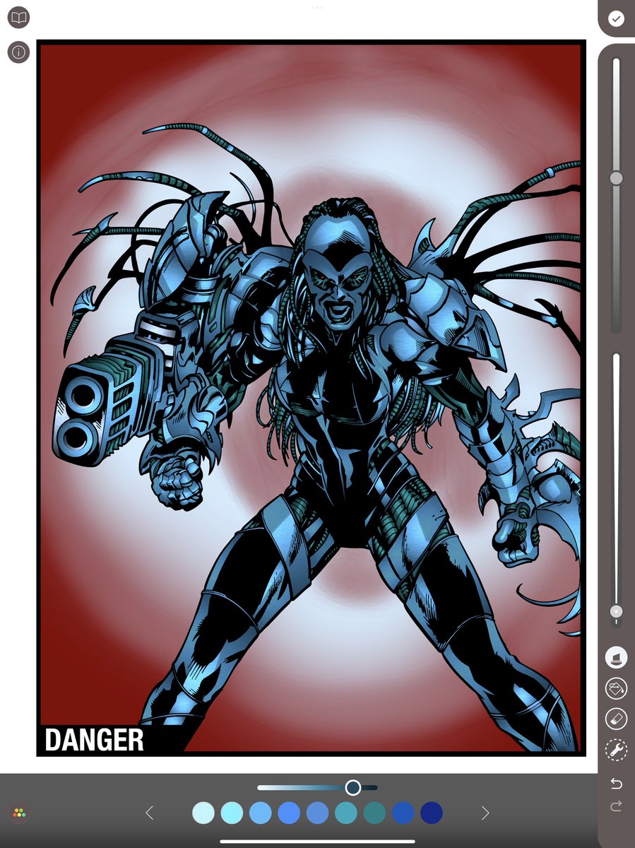 PaigeChristineR's tweet photo. Despite a narrowly avoided Migraine this morning, I managed to get some new stuff colored today. This is my primary way to relax anymore. #marvel #coloryourown https://t.co/jUigNwDdN0