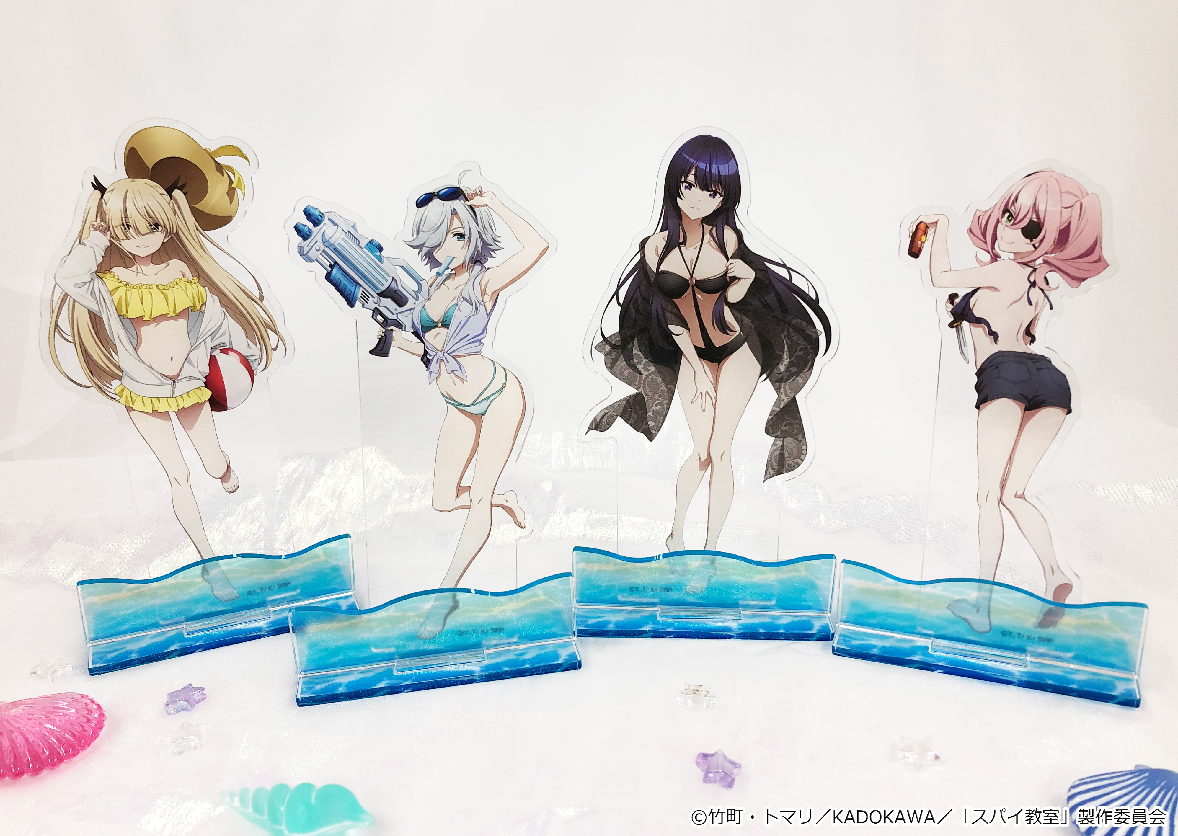 ハイスクールd×d ドンキ　アクリルスタンド 水着キャラクター 5体セット ハイスクールd×d ドンキ アクリルスタンド 水着キャラクター 5体