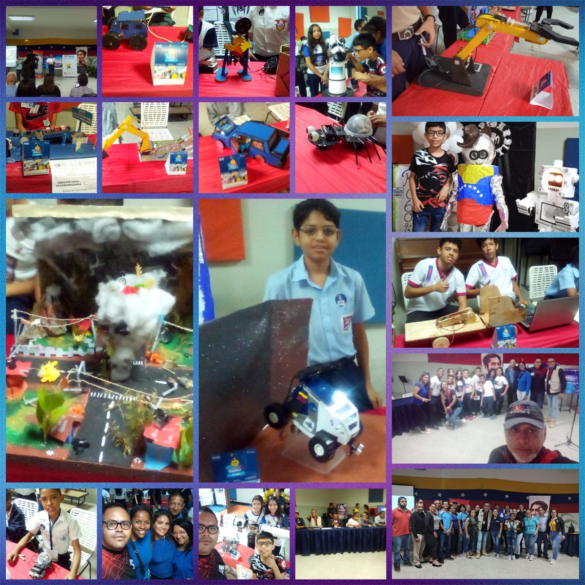 1er Encuentro de Robótica en el Estado Aragua #Fundabit Presente felicitaciones a cada estudiante por su motivación en el proceso tecno-educativo