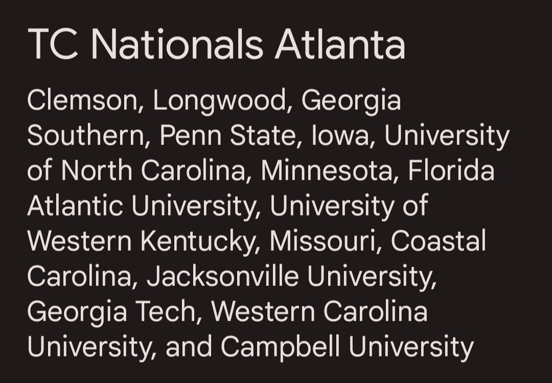 NationalHoleman's tweet image. We want to thank the following schools for attending and watching us play in the Triple Crown Fastpitch Nationals @triplecrownspts .  Our girls love this game and enjoy having coaches watch them do their thing. #furyplatinumfamily #ChemistryMatters #funtowatch