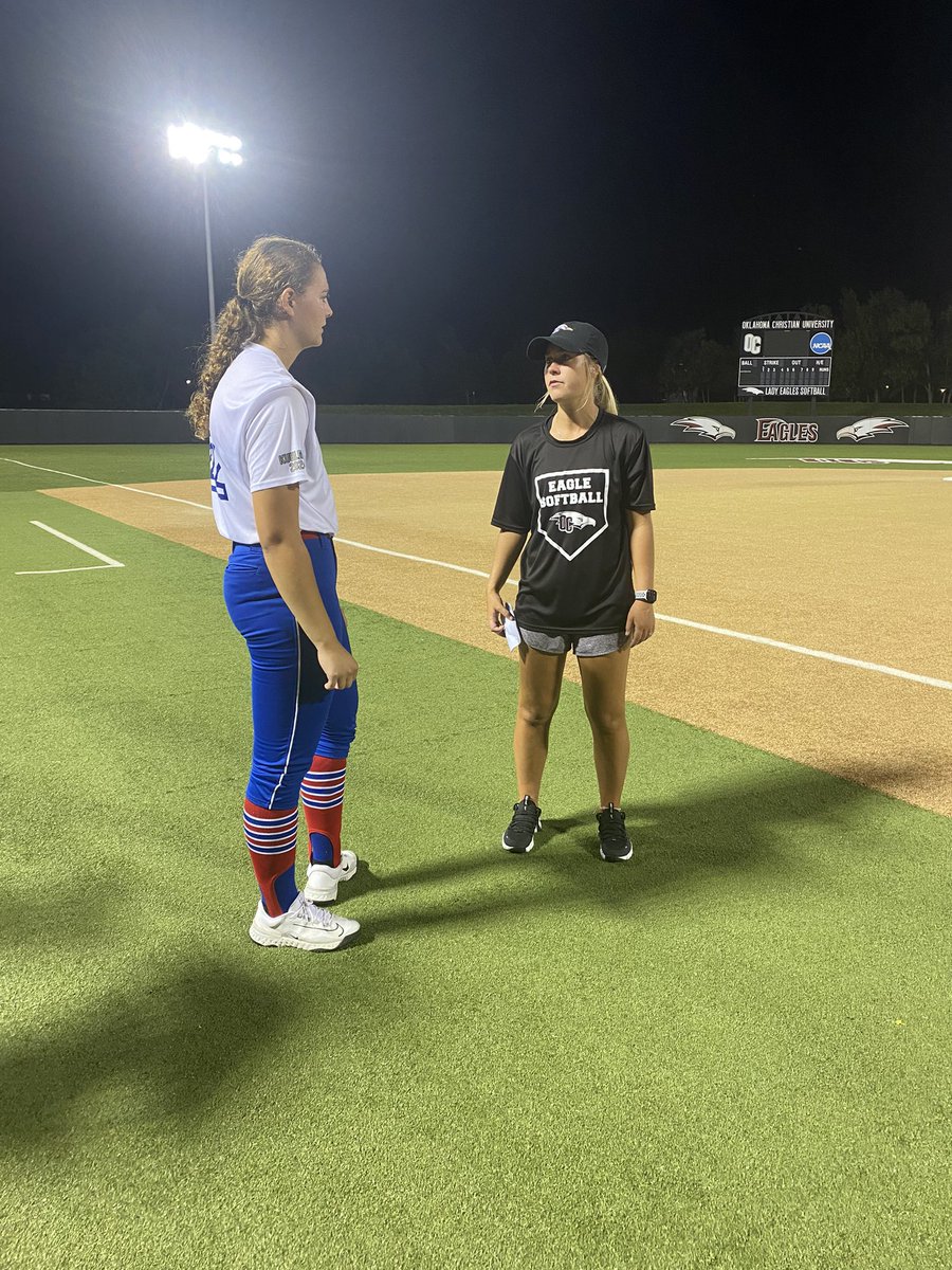 I had a great time at OC prospect camp! Big thanks to <a href="/ShaleeRodriguez/">Shalee Rodriguez</a>  and <a href="/OCeaglesSB/">OC Softball</a>  for putting on a great camp!