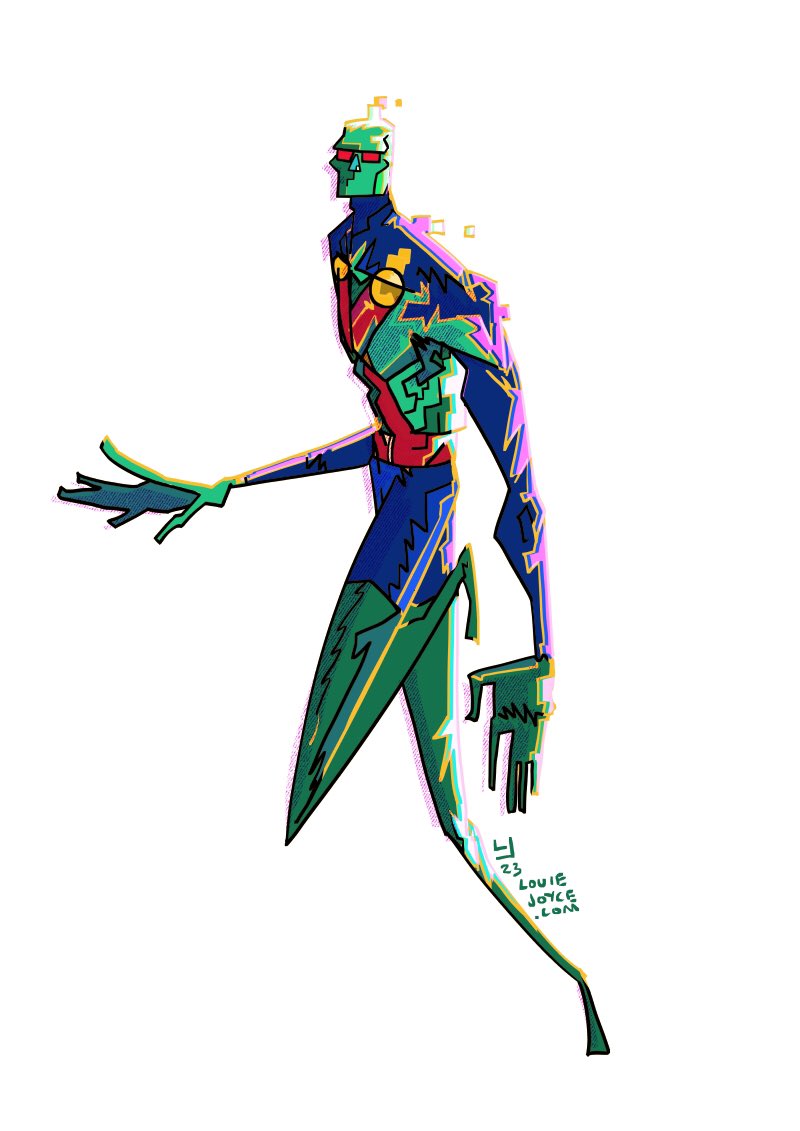 My fave Justice Leaguer. #MartianManhunter #drawing #comics #jla #characterart