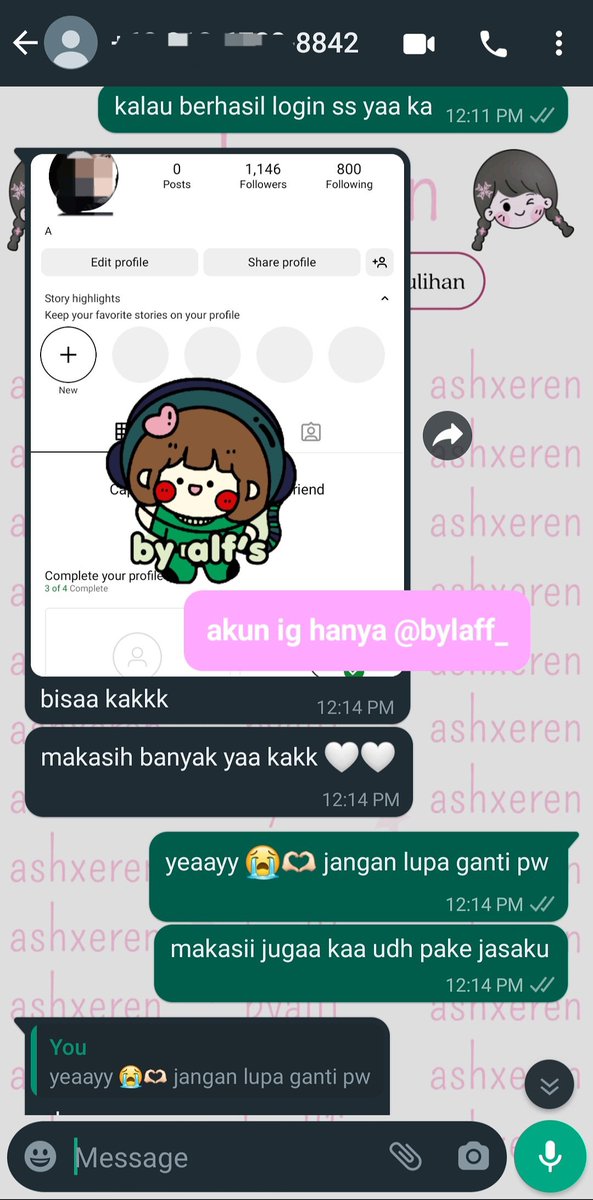 ashxeren's tweet photo. 28. pemulihan akun instagram terkunci sementara ✅️

from this ⬇️                         to this ⬇️

>> akun terkunci sementara, no hp dan email di akun sudah tidak aktif, akhirnya berhasil pulih 😼💖 https://t.co/nuavbab42U