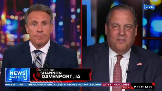 On the issue of whether he would push for a federal law on reproductive rights for women, @GovChristie tells @ChrisCuomo that he wants each state's citizens to decide for themselves.

More: https://t.co/gCpwN2JIGp #CUOMO https://t.co/33QNXOMNHz