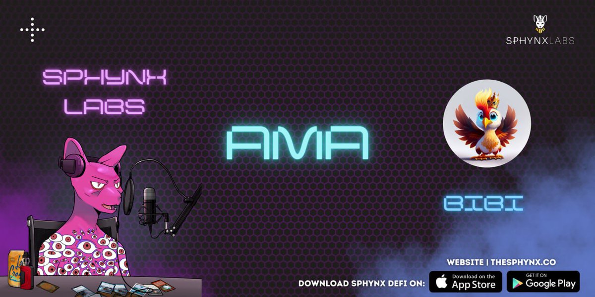 SphynxLabs's tweet photo. Be sure to join us tomorrow, 13/7 for an AMA with @BIBI_Foundation at 3:00PM UTC right here on Twitter Spaces. Tune in and learn all about the world of BIBI and their mission. 

https://t.co/jVyWfSOnLa https://t.co/n9Mbw98ivq