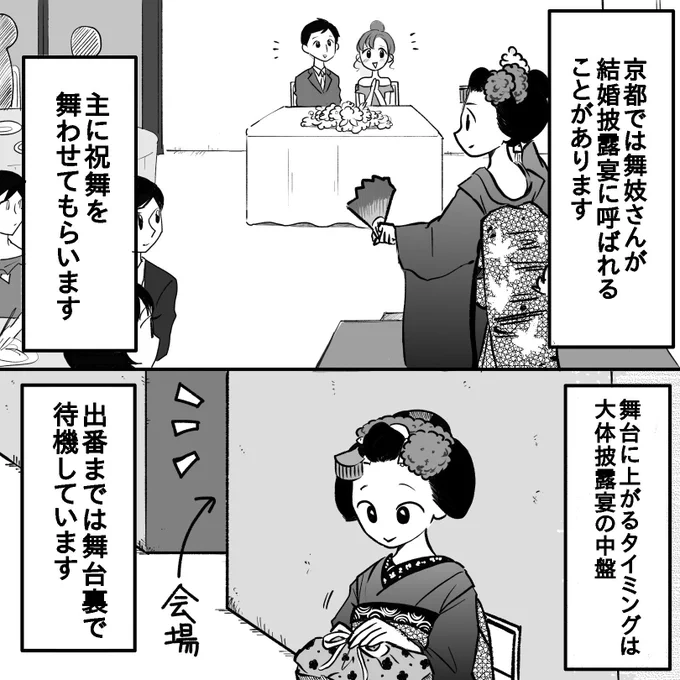 舞妓と結婚式② 