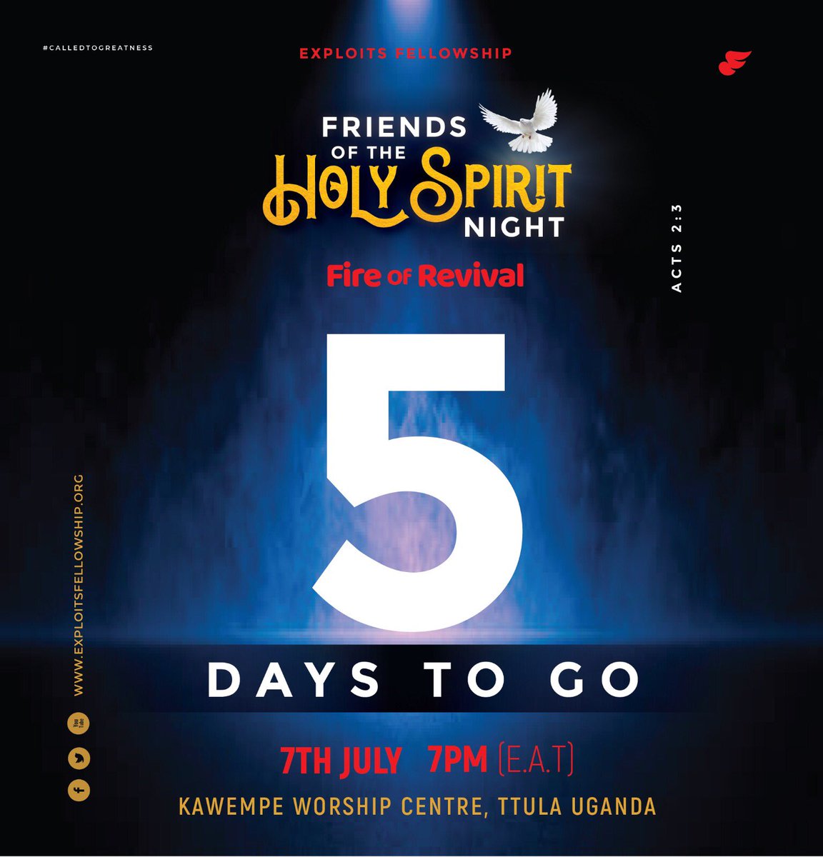 LivingMuhumuza's tweet photo. Just numbering my days #FriendsOfTheHolySpiritNight
#ExploitsFellowship https://t.co/NUji5N2MBo