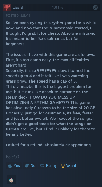 SalemDonuts's tweet photo. osu has ruined rhythm gaming for an entire generation https://t.co/m8pnGhsurD