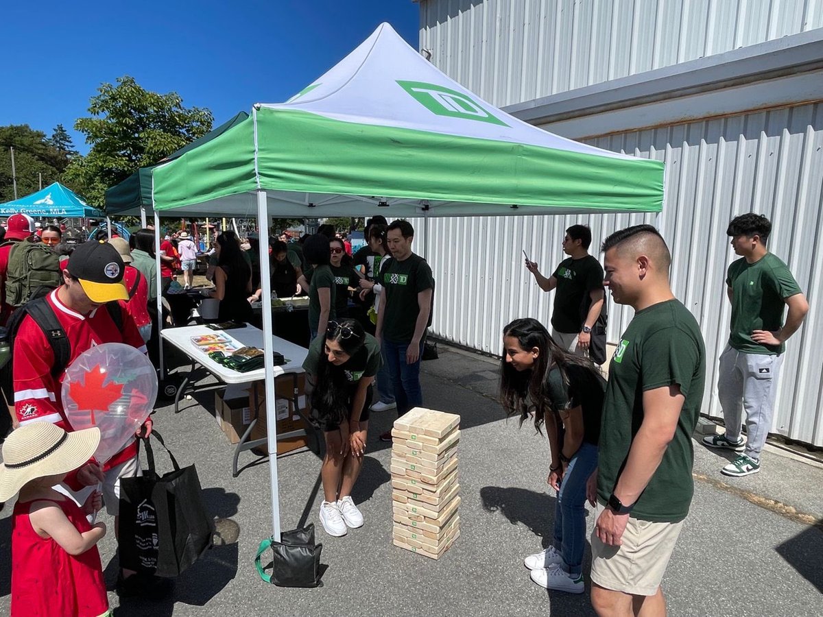 Happy Canada Day! 🇨🇦 

<a href="/TD_Canada/">TD (Canada)</a> is proud to be the Diamond Sponsor of the Steveston Salmon Festival in #RichmondBC. Nearly 60 TD colleagues and family members were in this year’s parade and with even more TD volunteers at the main stage and booths. 

<a href="/GaryAulakh_TD/">Gary Aulakh</a> <a href="/ccchangling/">CC Chang</a>