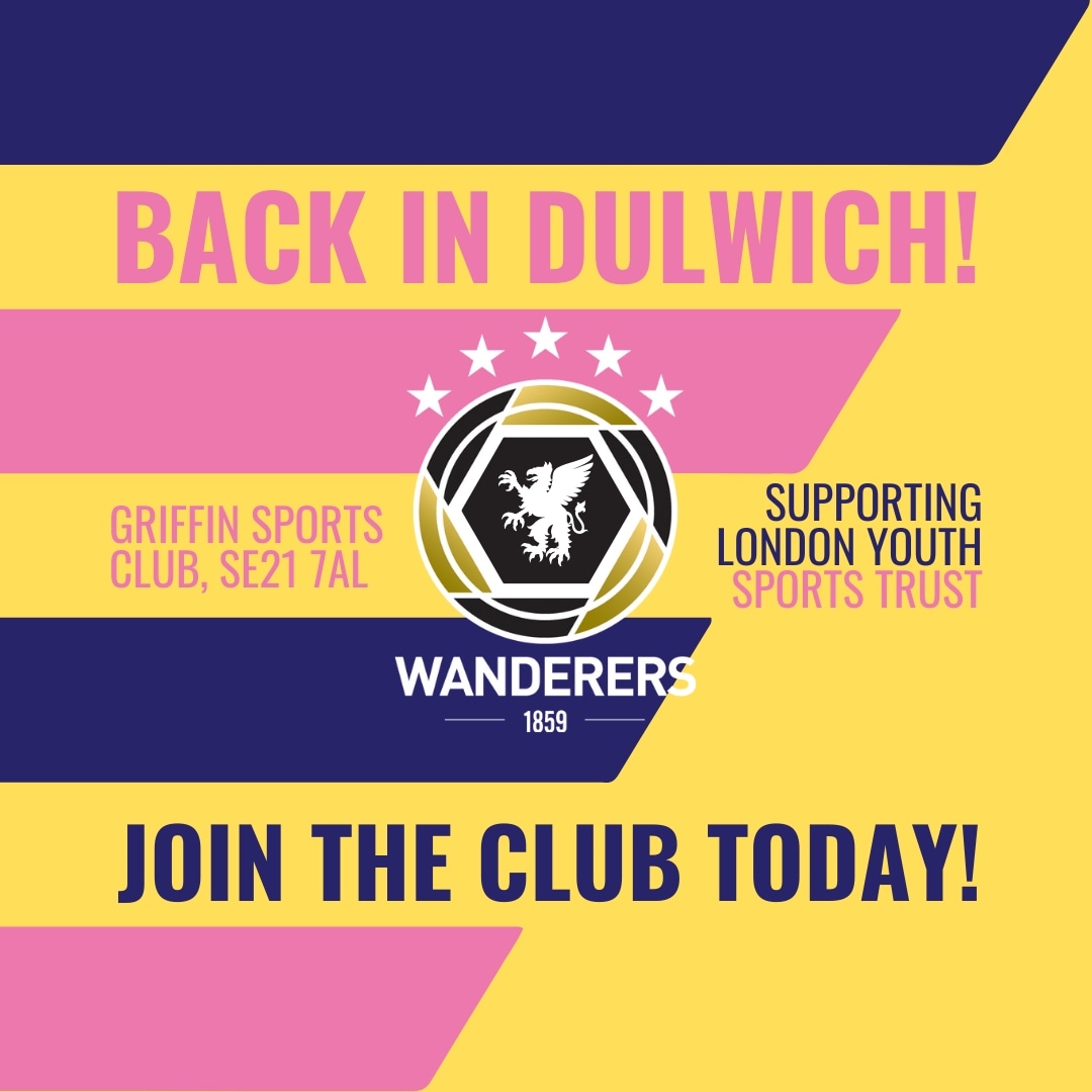 wanderersafc's tweet photo. Wanderers Men's Saturday teams will be returning to West Dulwich!

Our journey began in Belair Pk in 2012, and 11 years later, we're back. Thanks to @LYSportsTrust we are playing at The Griffin Sports Ground from September.

#WFC #Wanderers #TheWorldsClub #WanderersWay https://t.co/1O01YAfrzD