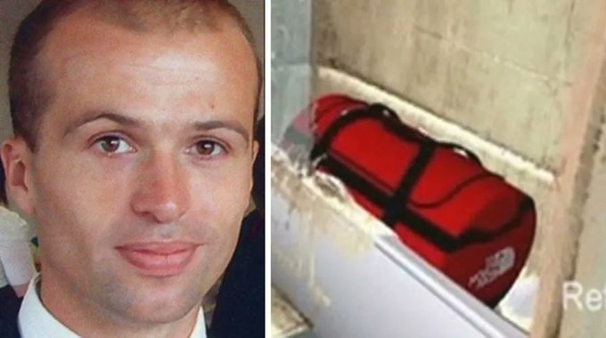 Factsofw0rld's tweet photo. In 2010, Gareth Williams, a British MI6 spy, was found dead at his London flat with his decomposing body in the bathtub, padlocked inside a bag. Police ruled his death as "accidental" concluding he died by getting into the bag on his own and accidentally locking himself inside. https://t.co/YR5HNgGKBB