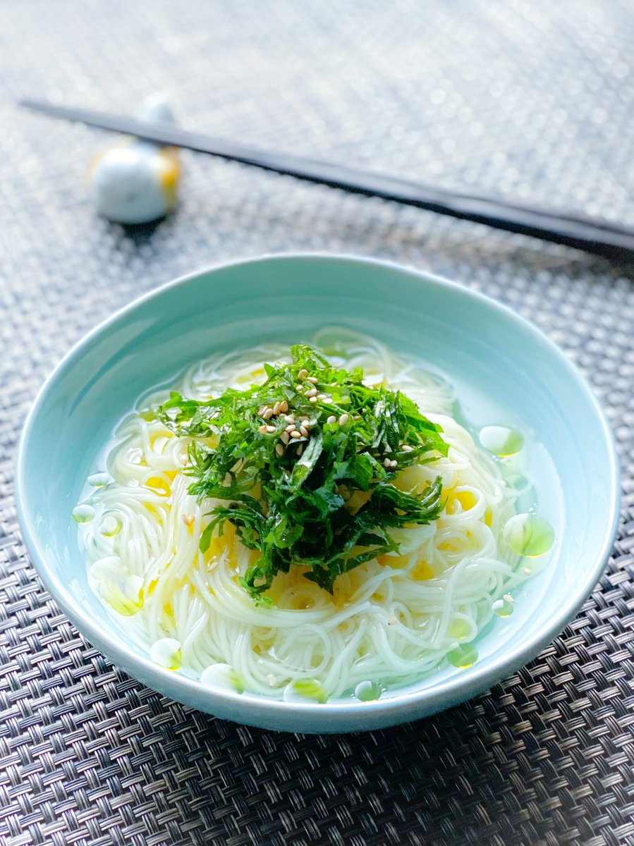 sugar_0148's tweet photo. 白だしでいただく素麺。

#おうちごはん　#料理好き　#おうちごはんlover #ごはん日記　#料理　#料理写真　#手料理 https://t.co/ssnq6ns8uX