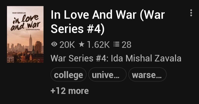 thinkfortink's tweet photo. Happy 20k reads In Love And War!!π₯³π₯³
#war4wp @overthinkingpen https://t.co/vlkOq1gNCr