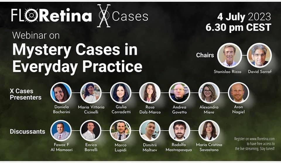 VrmValencia's tweet photo. La Dra Rosa Dolz participará el próximo martes 4 de Julio en la reunión virtual internacional de casos complejos FLORetina X Cases https://t.co/Lo1iJYEpus