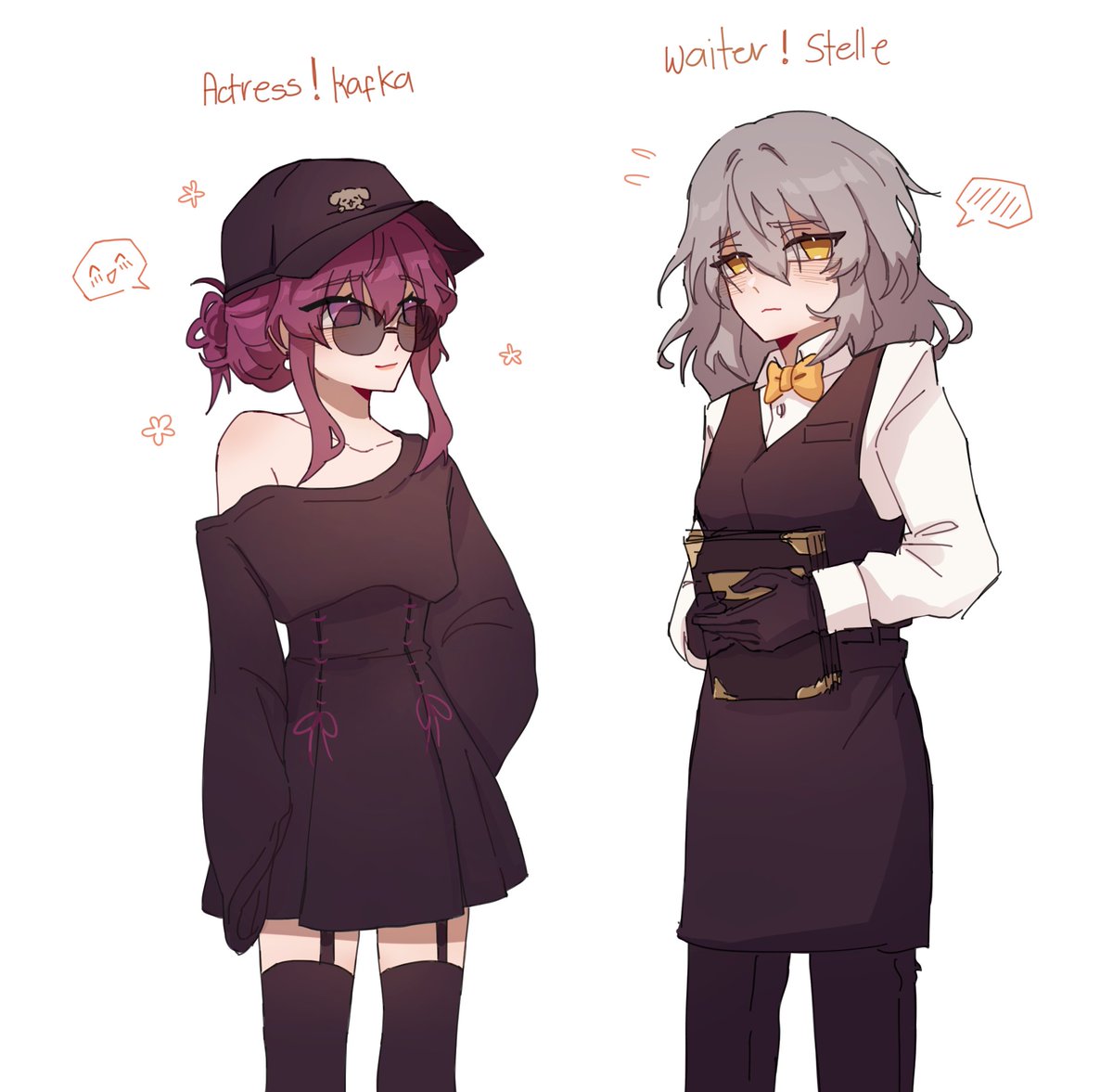 ruruneshi's tweet photo. Modern AU #kafstel 

(1/2) https://t.co/CDYmgv4N95