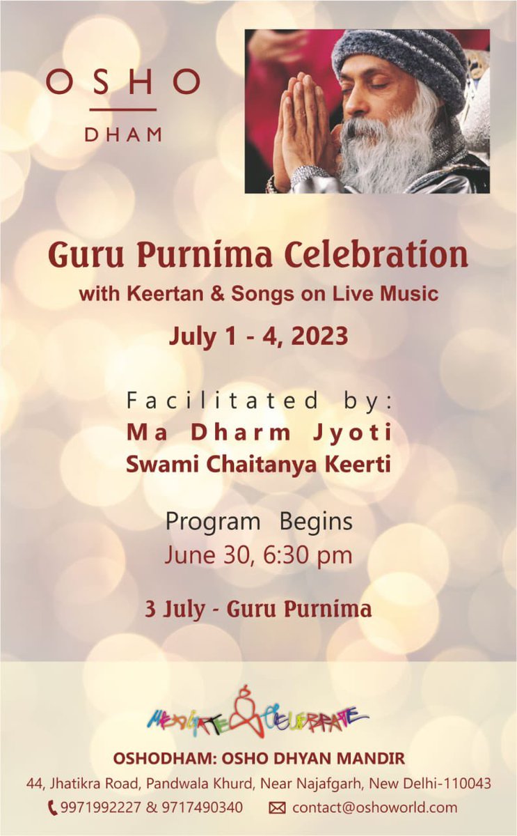 SanjeevSahaj's tweet photo. Happy Guru Purnima!💐Blessed are those who have found a Guru in their Twitter lifetime🙏#MyTwitterAnniversary https://t.co/oA8fOr7sTp