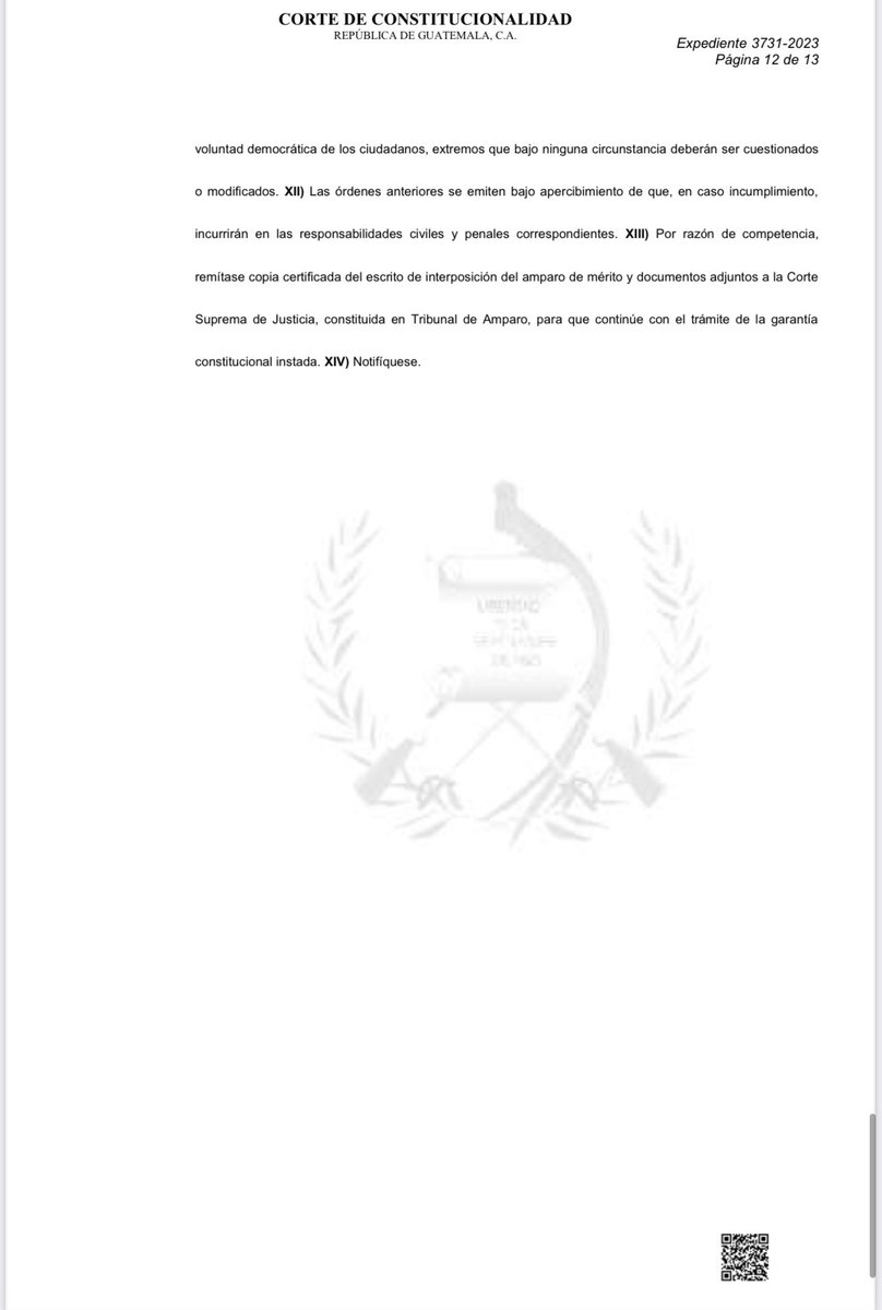 lanegrisgt's tweet photo. Ellos son los cinco magistrados (cuatro titulares y una suplente) que otorgaron el amparo a los 10 partidos políticos perdedores que buscan revisar actas de recepción de votos de la elección general del domingo 25 de junio. https://t.co/YrgKBeY0Sg