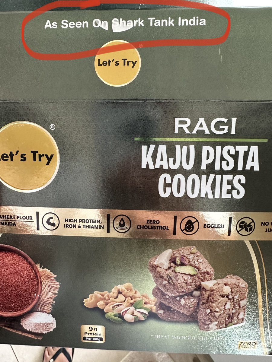 Cookies are now advertised as ‘seen on shark tank India’