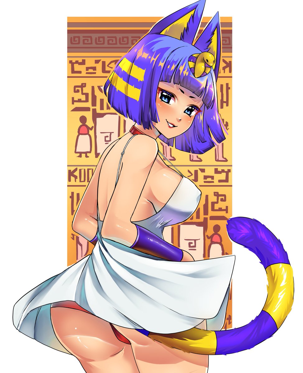 gekapee_000's tweet photo. Ankha from animal crossing... I had to jump on this trend that was floating around for a while, no regrets.

#art #artist #fanart #animalcrossing #animalcrossingankha #ankha #catgirl #cultured https://t.co/BpQhfhVo2s