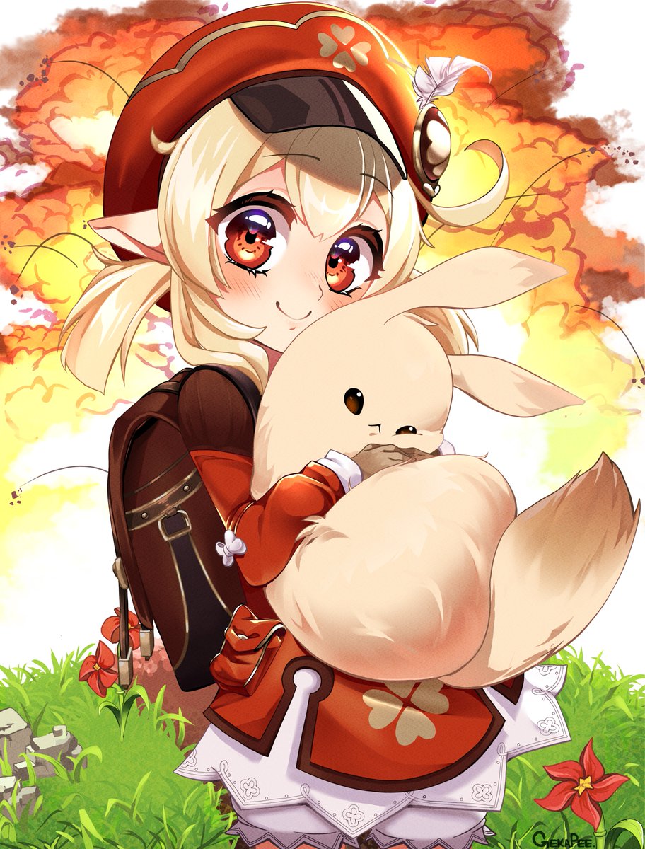 gekapee_000's tweet photo. KLEE! 
cutest little one from Genshin Impact, i'm an agressive fan of this game and shes just SO CUTE! 
 
#Genshinimpact #art #artist #fanart #genshinimpactklee #genshinart #genshinfanart #genshin #dodoco #anime #animeart https://t.co/oNctlTkg0D