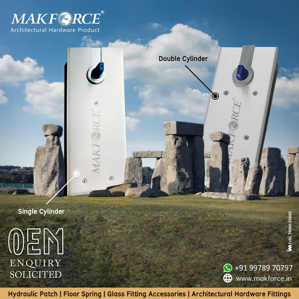 ibais_hardware's tweet photo. MAKFORCE OVERSEAS INDIA - RAJKOT
For enquiry via Whatsapp Click:
https://t.co/b8iCLvN5sa
Mr. Raj Makadia - 99789 70797
#doorcloser #floorspring #hydraulicpatch #showerhinges #toppatch #bottompatch #architecturalhardwarefitting
.
@IBAISMEDIA https://t.co/zVwKs2h4dq
