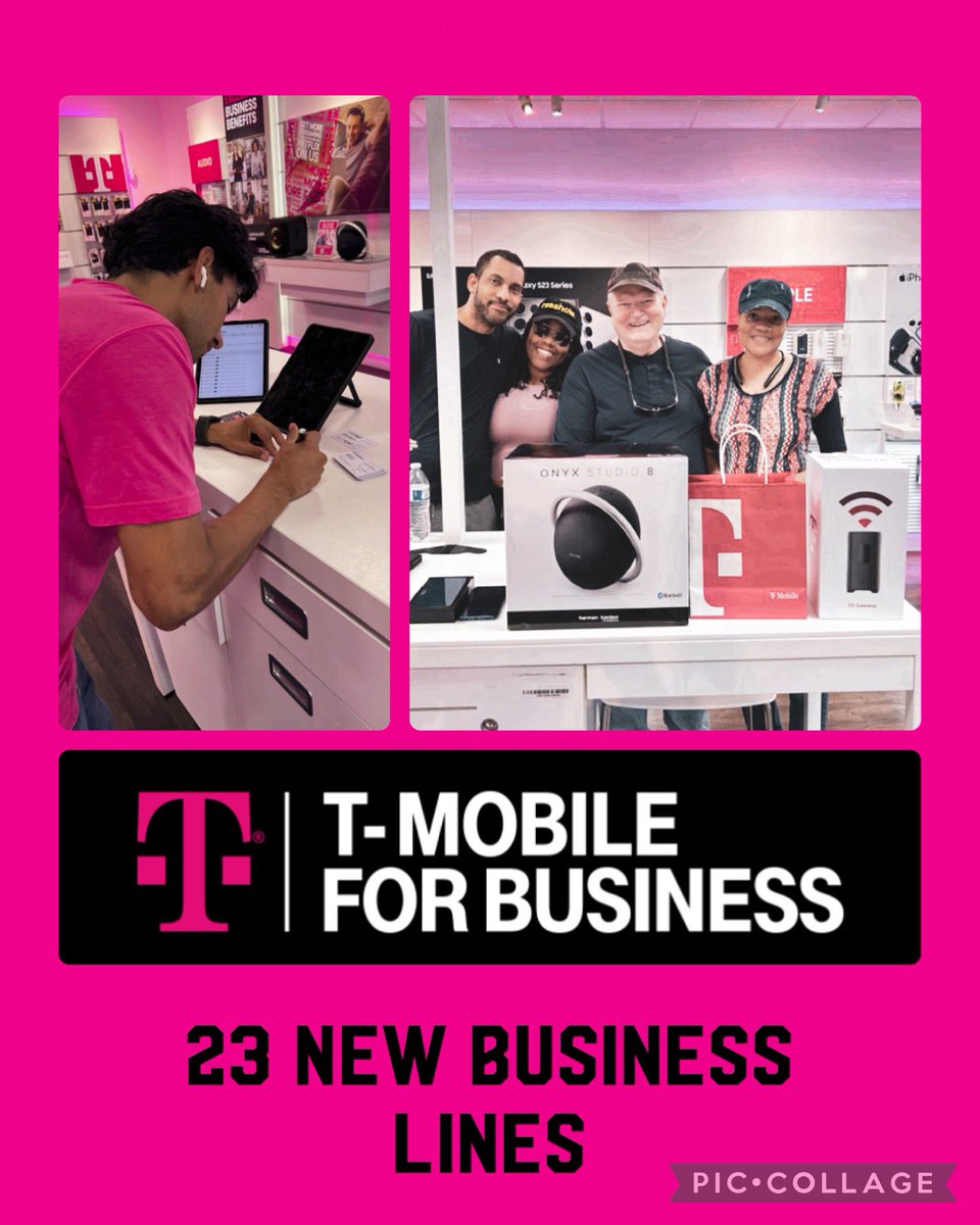 WVPhxEast's tweet photo. Huge shout out to Jacob Ballesteros from our Fountain Plaza location for helping this amazing business happily set up 23 new lines🔥🔥🔥 #Tmobile #WirelessVision #TmobileForBusiness @TMobile @WirelessVision https://t.co/8iYAx5Su0v