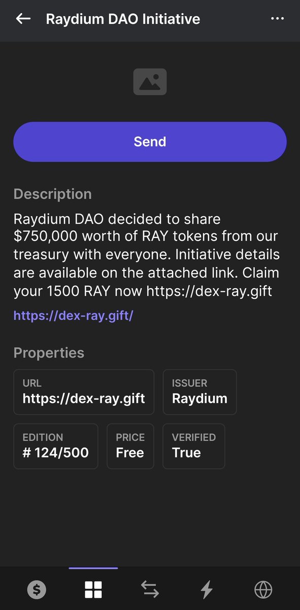 DigitalFish31's tweet photo. @RaydiumProtocol What is this showing up in my phantom wallet?? 
Scam spam again? https://t.co/6HxbwPyPXP
