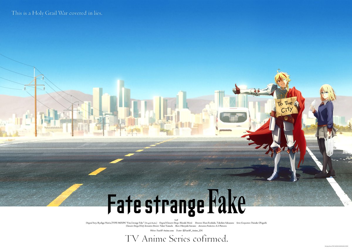 A special U.S. Exclusive Teaser Visual for Fate/strange Fake has arrived!

The TV Anime series is confirmed!