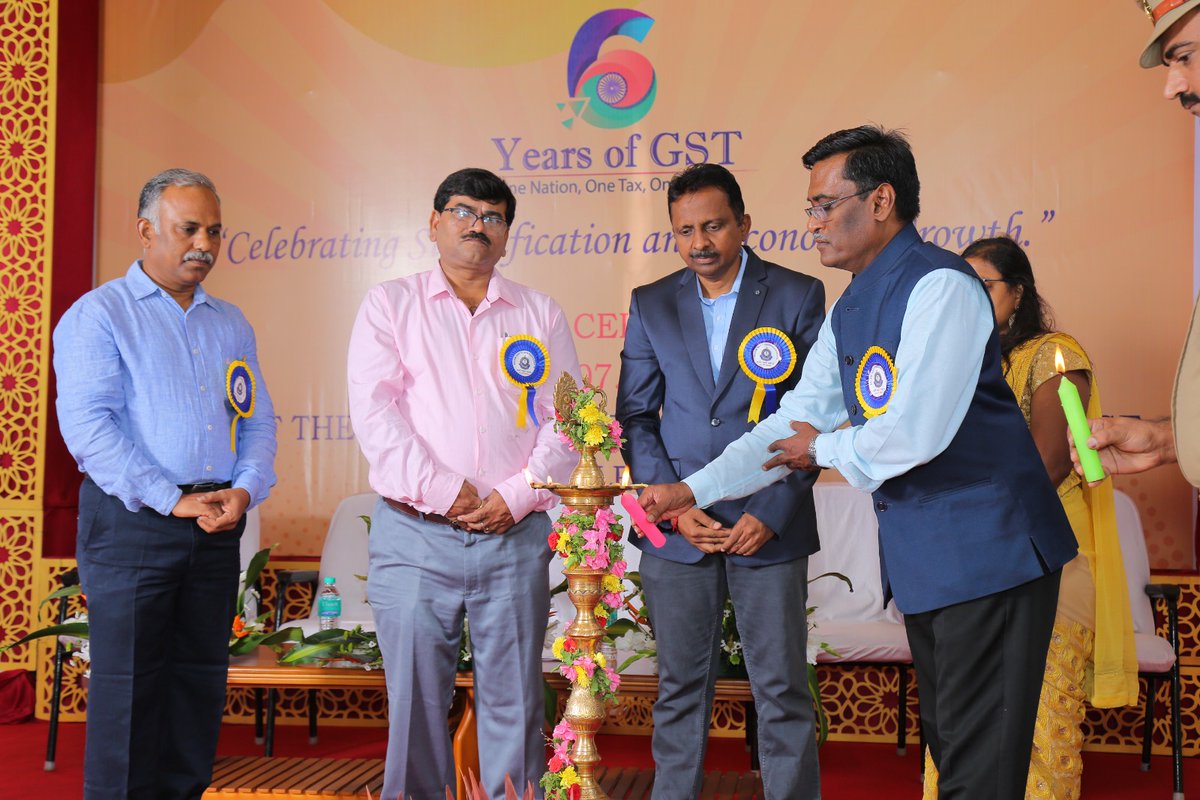 GstSalem's tweet photo. Celebrated the GST Day 2023 with the theme "Celebrating simplification and economic growth" by Salem GST Commissionerate! Let's acknowledge the strides made in streamlining taxation processes and fostering economic development. #GSTDay2023 #SimplificationAndGrowth. https://t.co/jl7g20ZEXQ