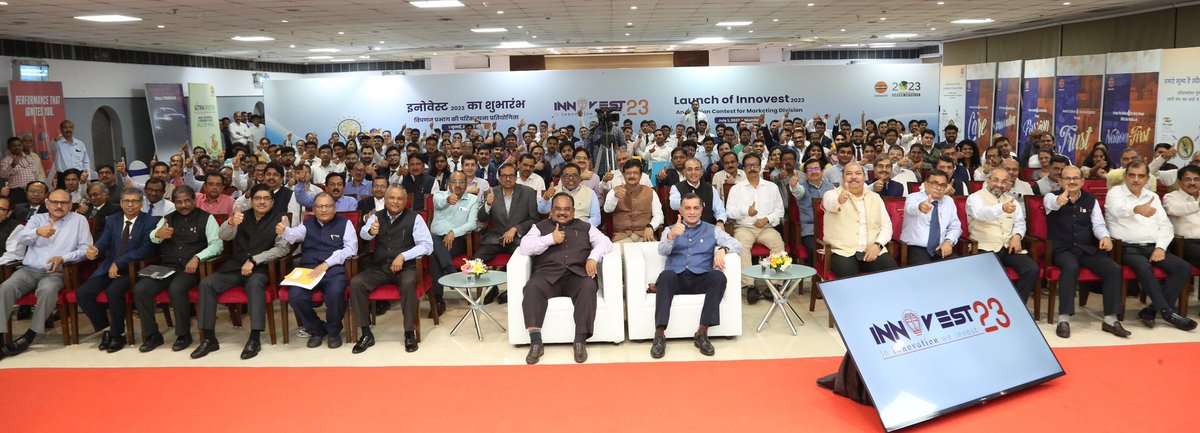 Delighted to have our <a href="/ChairmanIOCL/">ChairmanIOC</a> to launch 'INNOVEST 23' a unique ideation platform. I am confident that this program will encourage our valued employees to challenge their thinking and cultivate a culture of innovation at our workplace. #thebiggestyet