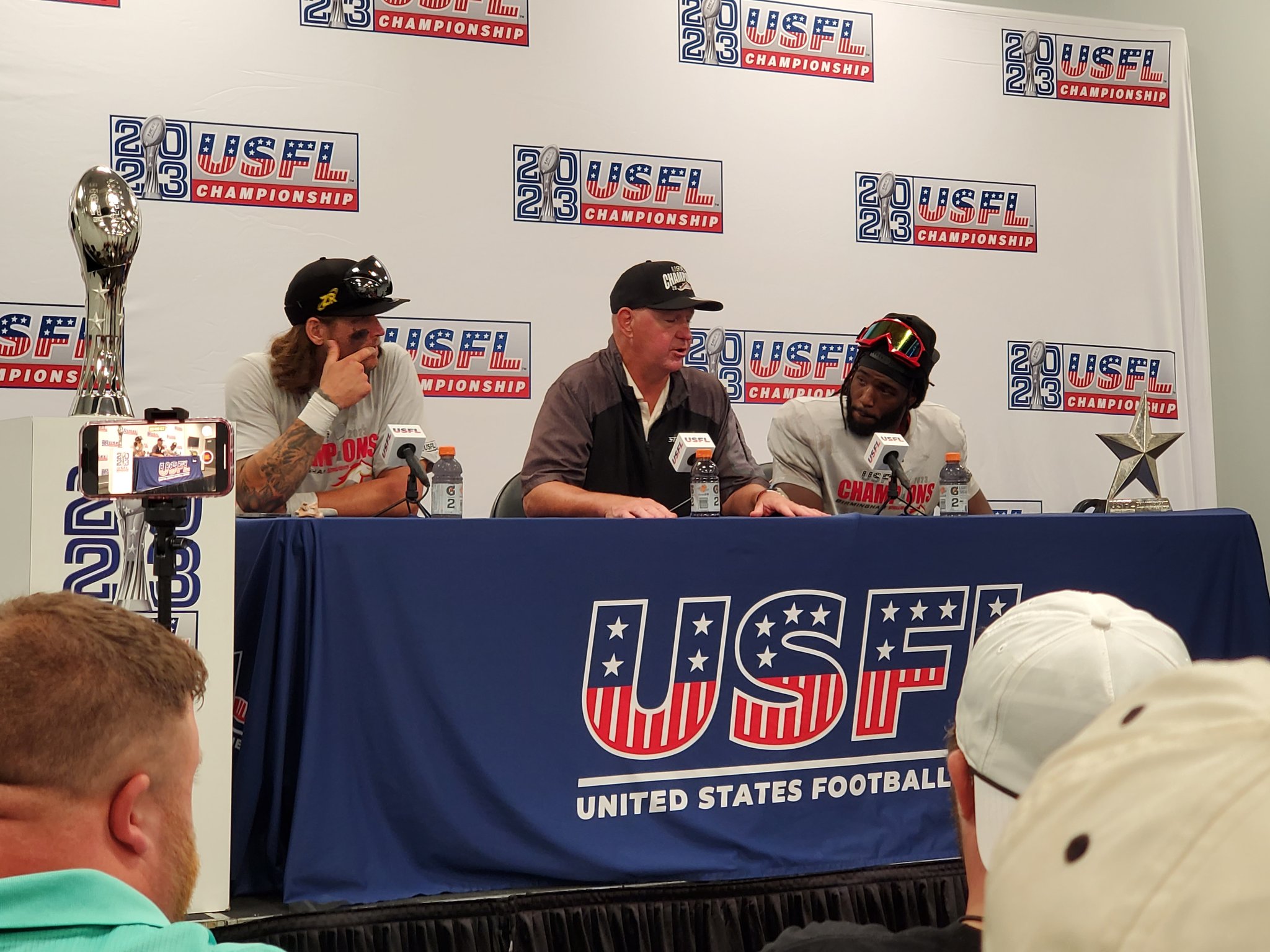 USFL Newsroom on Twitter "Now at the presser is Skip Holtz, league MVP