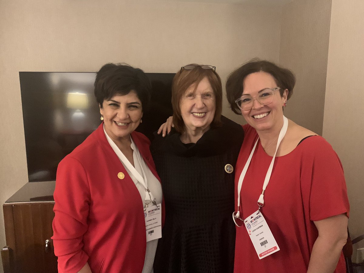 KarimaVelji's tweet photo. My heart is filled with joy to spend time with cherished friends and colleagues who give their all to #Health and to #Nursing @ICNurses #ICN2023 #ICN 
BLESSED! https://t.co/YDQ669UrlE