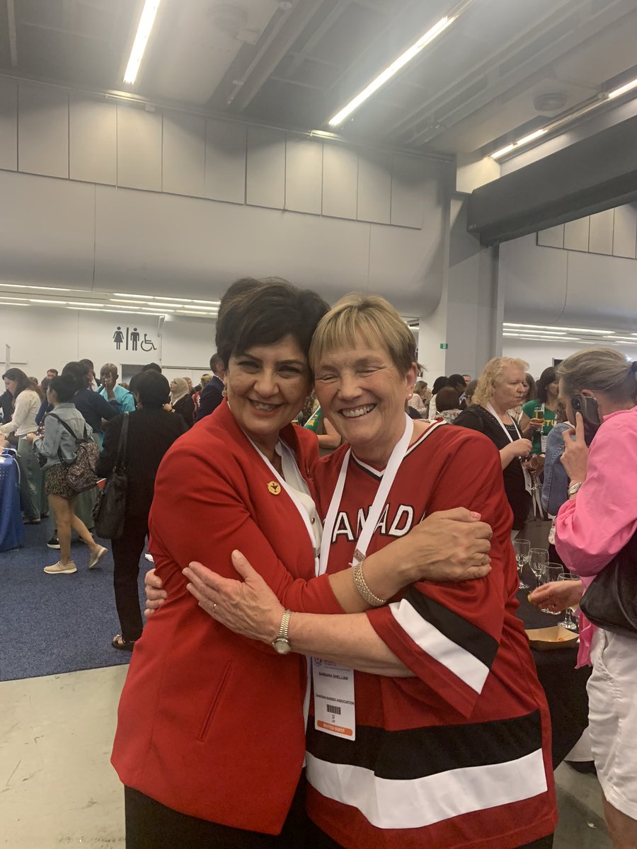 KarimaVelji's tweet photo. My heart is filled with joy to spend time with cherished friends and colleagues who give their all to #Health and to #Nursing @ICNurses #ICN2023 #ICN 
BLESSED! https://t.co/YDQ669UrlE