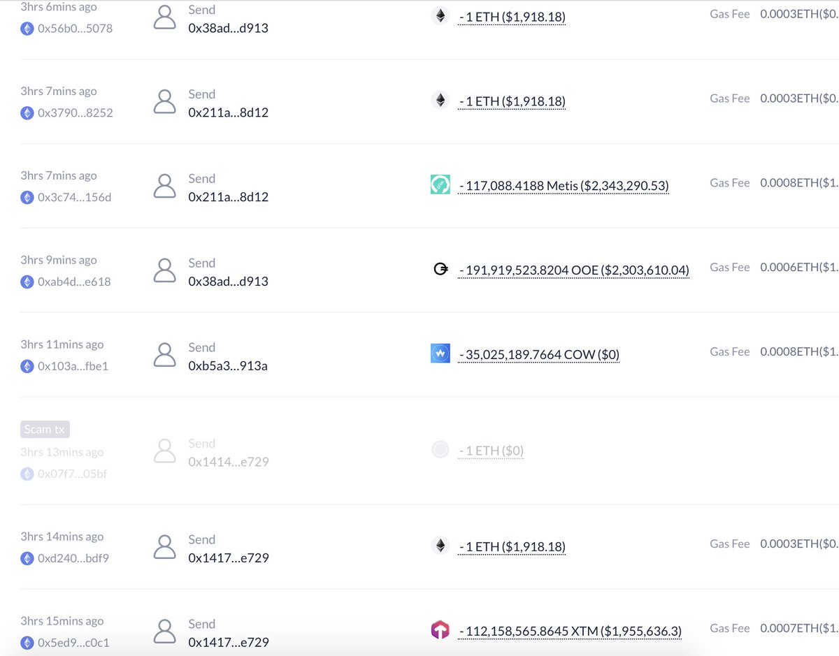 lookonchain's tweet image. It seems that #PolyNetwork was attacked again, hackers minted a lot of assets.

Hackers have sold 94B $SHIB for 360 $ETH, 495M $COOK for 16 $ETH and 15M $RFuel for 27 $ETH.

And we noticed that hackers are transferring assets and 1 $ETH to new wallets, most likely for sale.
