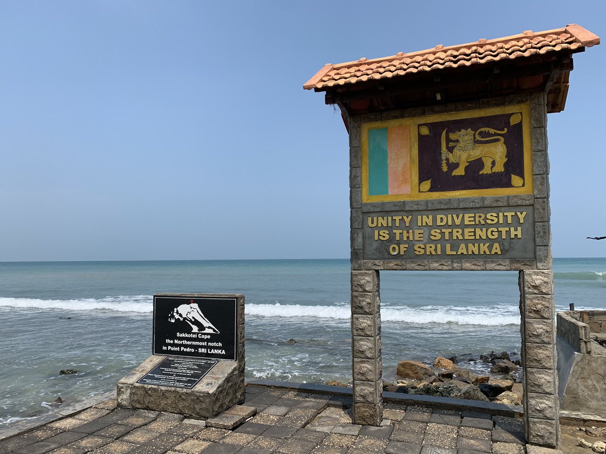 SLTravelCouple's tweet photo. Sakkotei Cape rests as the northernmost point of Sri Lanka in the neighborhood of Point Pedro. https://t.co/jGtRhzGtd5