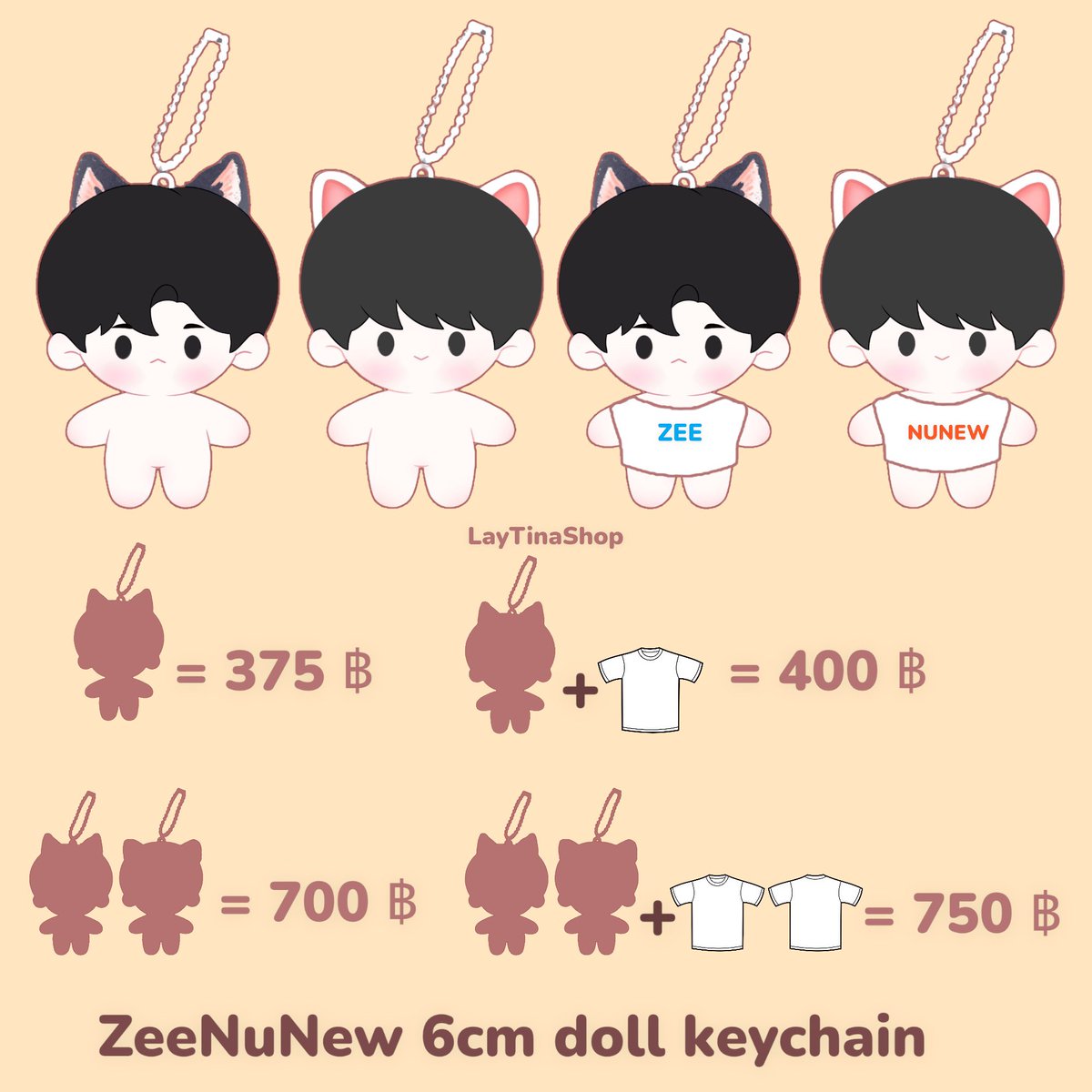 LayTinaShop02's tweet photo. ZeeNuNew 6cm/10cm doll 🐶🐱
ตุ๊กตา10cm🧸
ตัวละ 330.-
คู่ละ 600.-
เสื้อ 25.-
ตุ๊กตา6cm🧸
ตัวละ 375.-
คู่ละ 700.-
เสื้อ 50.-
#6cmdoll #10cmdoll #10cmdollclothes #zeenunewdoll #ตุ๊กตา10ซม https://t.co/RsHqS8HSCI