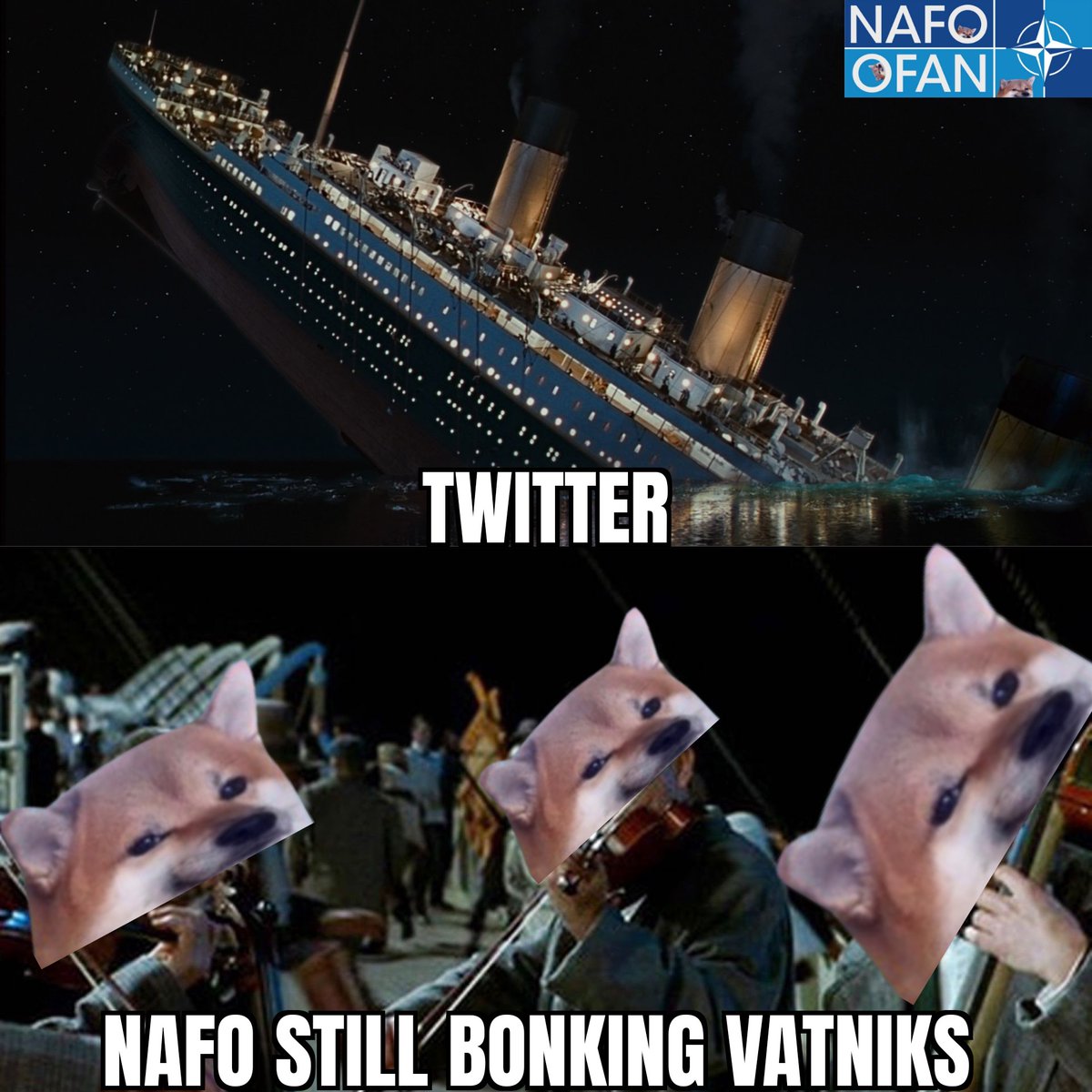 Der_Daunt's tweet image. I will fight Russian disinformation and propaganda until the ship is sunken. Don't leave this space to the scum. I came to bonk and stay to bonk!
#NAFO