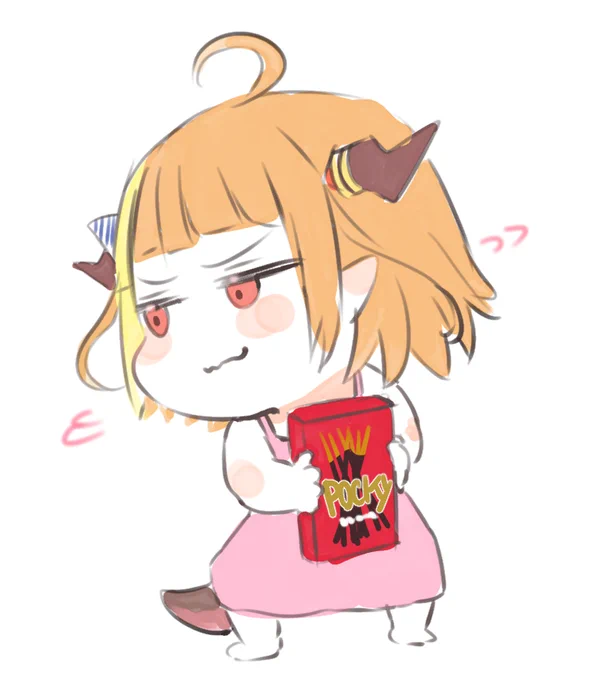 誰もいない今ならこっそりおやつ食べてもバレないんじゃないかと目論むロリココ 