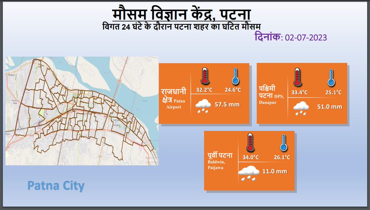 imd_patna's tweet photo. #राजधानी पटना शहर का वास्तविक मौसम https://t.co/TRQT77erso