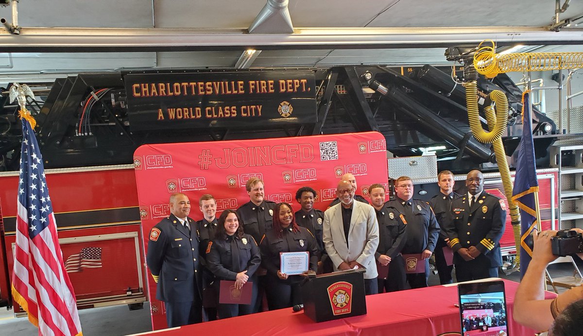 What an honor it was giving the keynote address at the <a href="/CvilleFireDept/">Charlottesville Fire</a> Firefighter EMT graduation this week. Congratulations, Grads! 

The educator that I am, I engaged attendees to highlight the theme of my speech - COMMUNITY. A BIG thank you to the volunteers.