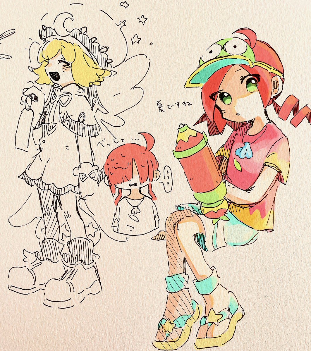 pocaremo's tweet photo. 夏です https://t.co/wLTOdviYSE