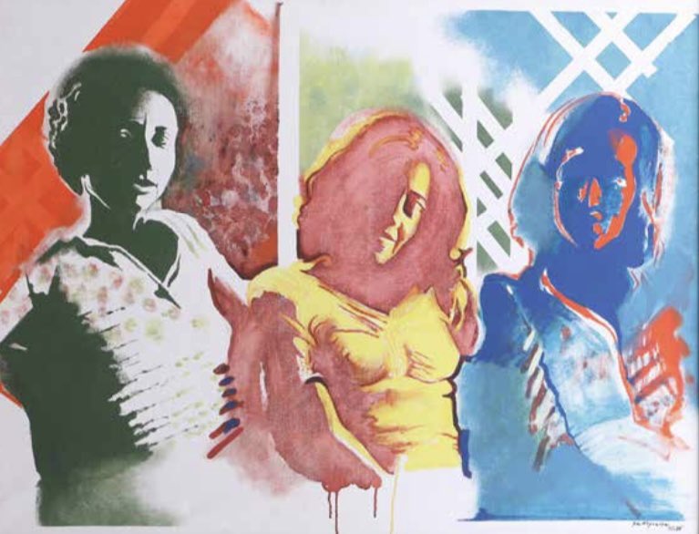 BLencastre's tweet photo. In 1972, Maria Velho da Costa, Maria Teresa Horta, Maria Isabel Barreno,known as The Three Maria’s have started a journey against the discriminatory situations for women in Portugal,contributing for accelerating the fall of the authoritarian regime.Portrayed by Sá Nogueira in 76. https://t.co/vcWDbyeYei