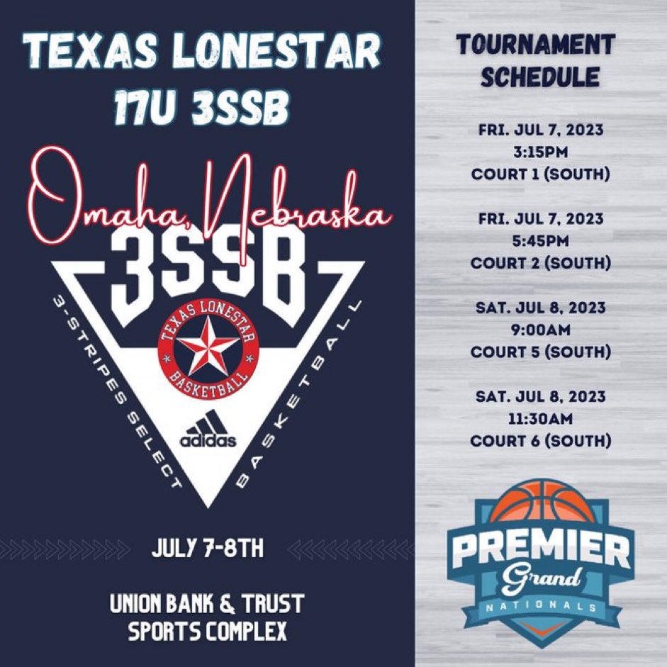 First of the many tournaments to come in July!! Can’t wait!