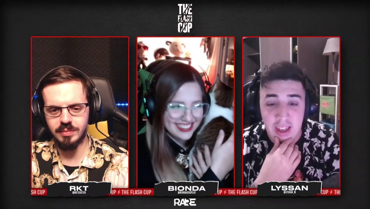 TheFlashCup's tweet photo. @oxenlatam @RkTcaster @lyssan_m @BiondaCosplay ¡Gracias por acompañarnos durante esta final!

🗣️ @RkTcaster - @lyssan_m - @BiondaCosplay 

#TheFlashCup ⚡ https://t.co/YWW1pIP9z7