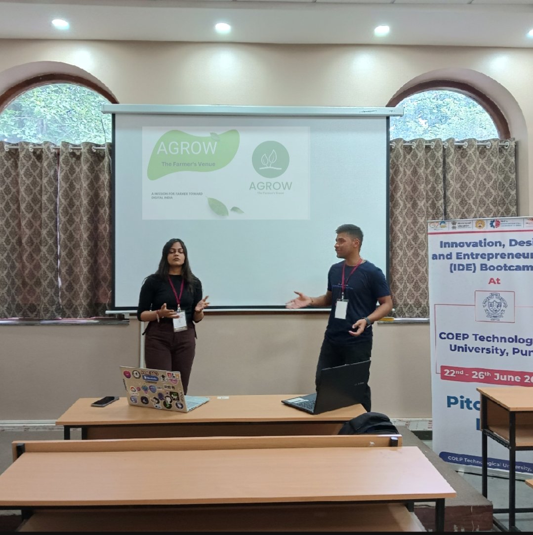 rishavandd's tweet photo. My first pitch ....( Officially ).
Had learnt alot , and got alot.
Wonderful experience with amazing companionship.
#IDEB23@PMOIndia#idebootcamp23@mhrd_innovation https://t.co/2e8qjI1Ggk