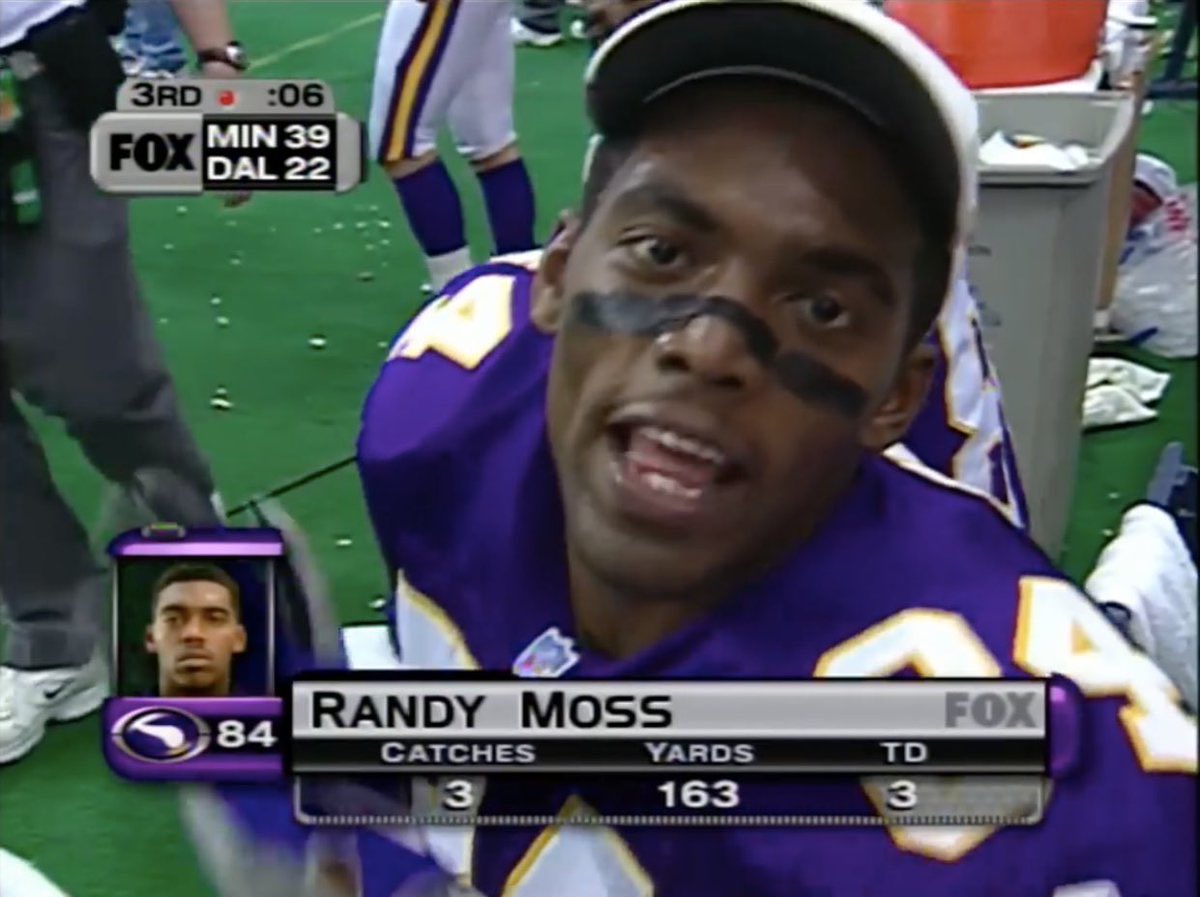 UFL_Meme's tweet photo. Deon Cain giving off Randy Moss vibes today. 4 catches for 3 touchdowns in the championship game 👑 https://t.co/spuXLGYIUu